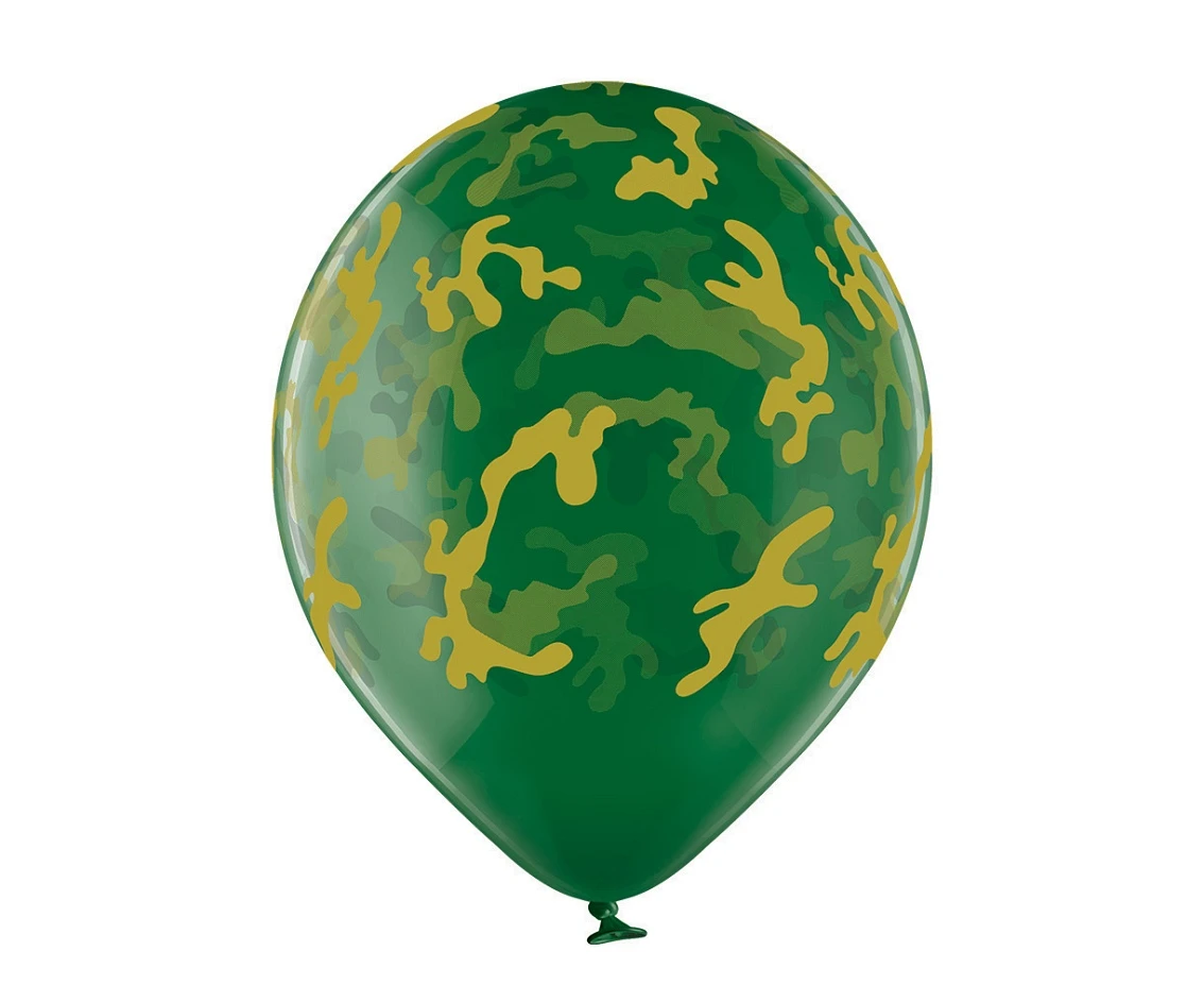 Balony Belbal 12", D11, kamuflaż, 6szt.